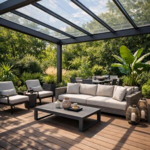 So gestalten Sie ein stilvolles und wetterfestes Outdoor-Paradies